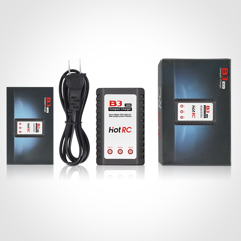 B3充电器 航模锂电池7.4V/11.1V/2S/3S平衡充 跨境高品质款