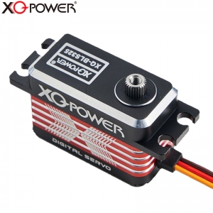 金属无刷矮身舵机25KG 8.4V高压防水金属外壳钢齿无人机舵机